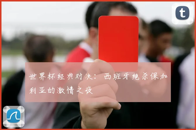 世界杯经典对决：西班牙绝杀保加利亚的激情之夜